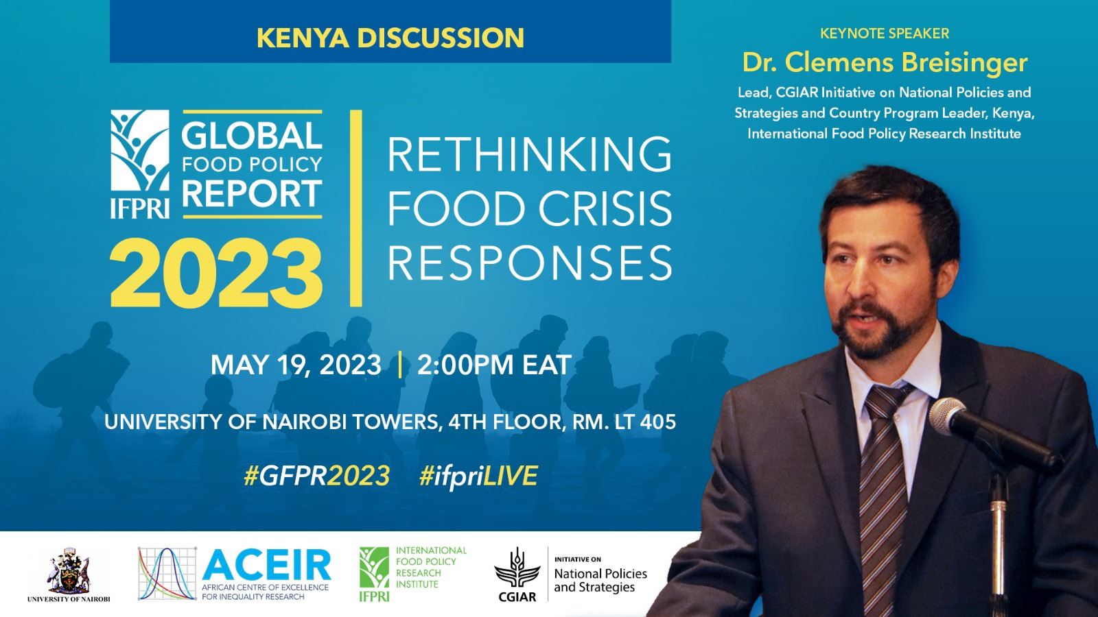 A poster on Rethinking Food Crisis Responses.