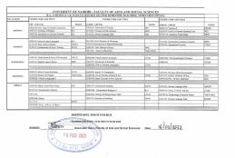B.A II (Module I and II Day Class) 2022/2023 Second Semester Teaching Timetable (Final)