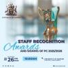 Staff Recognition Awards and the official signing of the Performance Contract (PC) 2025/2026